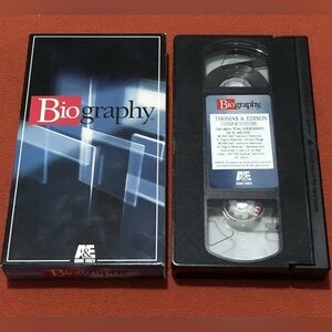 VHS Thomas A. Edison Father Of Invention Biography A&E Home Video